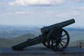 Cannon at Shipka peak, Balkan Mountains, Bulgaria Royalty Free Stock Photo