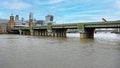 Cannon Street Railway Bridge Royalty Free Stock Photo