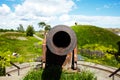 Cannon in Suomenlinna fortress Royalty Free Stock Photo