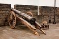 Cannon on Wall Gate in Xian China Royalty Free Stock Photo