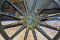 Cannon wheel and Castello, Conegliano Veneto, Treviso, Italy Royalty Free Stock Photo