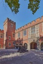 Cannon yard at Eton School Royalty Free Stock Photo