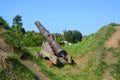 Cannon of Zolochiv Castle is comprised of the huge rectangular Grand Palace