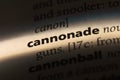 cannonade Royalty Free Stock Photo