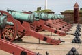 Cannons and balls Royalty Free Stock Photo