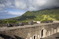 Cannons at Brimstone Hill Fortress on Saint Kitts Royalty Free Stock Photo