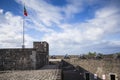 Cannons at Brimstone Hill Fortress on Saint Kitts Royalty Free Stock Photo