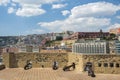 Cannons in Castel dell`Ovo, Naples, Italy Royalty Free Stock Photo