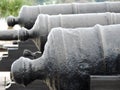 Cannons at the Castillo de San Marcos in St. Augustine - National Monument Florida