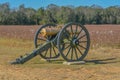 Cannons at the Civil War Battle of Raymond, in Raymond Military Park, Hinds County, Mississippi Royalty Free Stock Photo