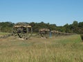 Cannons in civil war park Royalty Free Stock Photo