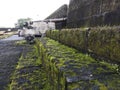 Cannons on a defensive wall located in Fort Santiago in Manila