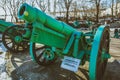 Cannons in the fog, newfoundland Royalty Free Stock Photo