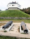 Cannons at Fort McClarey in Kittery Maine