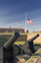 Cannons at Fort McHenry Royalty Free Stock Photo