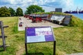 Cannons at Fort McHenry Royalty Free Stock Photo