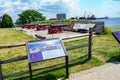 Cannons at Fort McHenry Royalty Free Stock Photo