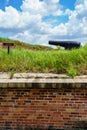 Cannons at Fort McHenry Royalty Free Stock Photo