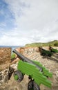 Cannons Fort Oranje Oranjestad Sint Eustatius Royalty Free Stock Photo