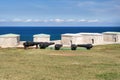 Cannons at Fort of Saint Charles or Fortaleza de San Carlos de la Cabana