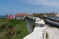 Cannons at Fort of Saint Charles in Havana Royalty Free Stock Photo