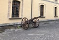 Cannons inside the Citadel, Pamplona-Spain Royalty Free Stock Photo