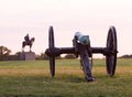 Cannons at Manassas Battlefield Royalty Free Stock Photo