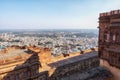 cannons on mehrangarh fort wall