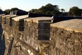 Cannons old fort Royalty Free Stock Photo