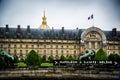 Cannons of revolution near National Residence of Invalids, aka Les Invalides, Paris, France