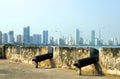 Cannons The Wall Cartagena Colombia