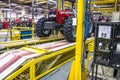 Factory of Massey Fergusson tractor production line at AGCO agricultural machinery plant