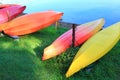 Colorful Canoes