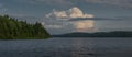 Canoe camping with the boys in Canada Royalty Free Stock Photo