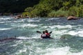 Canoe Dusi Race River Rapids Action