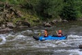 Canoe in the French Basque Country