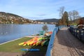 Canoe and Kayak school, Gerardmer, France Royalty Free Stock Photo
