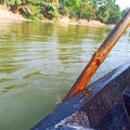 Canoe in lake Royalty Free Stock Photo