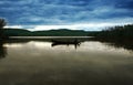 A Canoe On A Lake