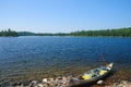 Canoe on the Lakeshore