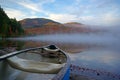 Canoe on Lakeside Beach