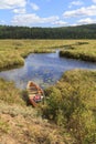 Canoe on Madawaska River