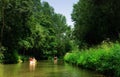 Canoe in the Marais Poitevin regional nature park