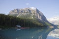 Canoe rental at Lake Louise, Alberta Royalty Free Stock Photo