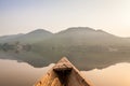 Canoe ride in Africa Royalty Free Stock Photo