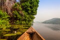 Canoe ride in Africa Royalty Free Stock Photo