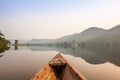 Canoe ride in Africa Royalty Free Stock Photo