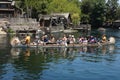 Canoe Ride Disneyland Royalty Free Stock Photo