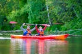 Canoe river Royalty Free Stock Photo