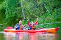 Canoe river Royalty Free Stock Photo